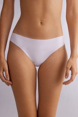 Intimissimi Brazilian Seamless Ultra Light Microfiber Slip Damen Weiß | PTV-042865