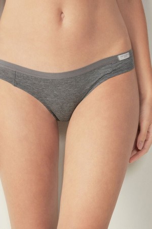 Intimissimi Cotton Höschen Damen Grau | NOH-219054