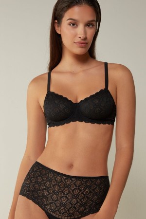 Intimissimi Daniela Balconette Lace BH Damen Schwarz | MYB-023951