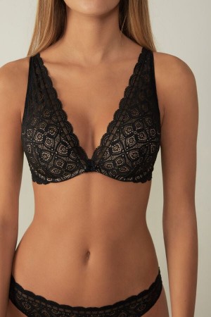 Intimissimi Giorgia Balconette Lace BH Damen Schwarz | ZNB-964208