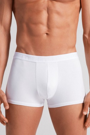 Intimissimi Microfiber Logo Kurze Hose Herren Weiß | GSL-209741