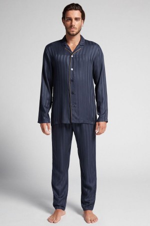 Intimissimi Modal Set Pyjama Herren Schwarz | CDG-682709