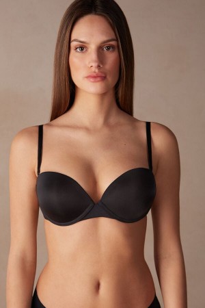 Intimissimi Multi-Functional Anna Balconette Ultralight Microfiber BH Damen Schwarz | LQM-864270