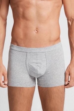 Intimissimi Natural Fresh Cotton Boxer Herren Hellgrau | UEA-821560