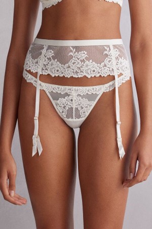 Intimissimi Pretty Flowers Gürtel Damen Weiß | XDQ-981076