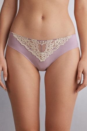 Intimissimi Pretty Flowers Seamless Cotton Höschen Damen Weiß | TFM-134209