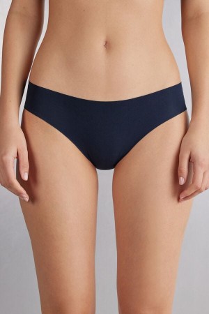 Intimissimi Seamless Cotton Höschen Damen Blau | DZI-786340