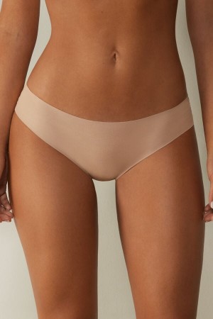 Intimissimi Seamless Cotton Höschen Damen Orange Beige | URH-679381