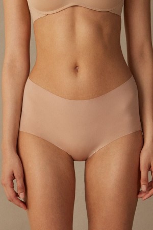 Intimissimi Seamless Microfiber Hipster Slip Damen Orange Beige | ZJE-641297