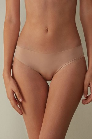 Intimissimi Seamless Microfiber Höschen Damen Orange Beige | KZP-987352