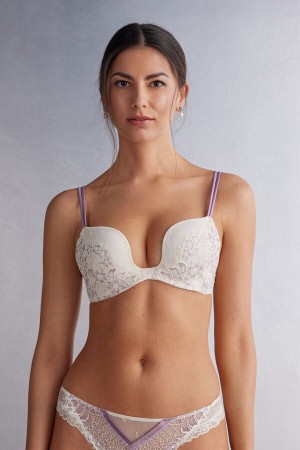 Intimissimi Secret Garden Monica Push-Up BH Damen Hellgelb | XMS-059162