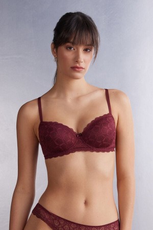 Intimissimi Sofia Balconette Lace BH Damen Rot | XSJ-190234