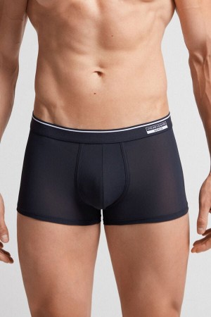 Intimissimi Super Fresh Micro-Mesh Boxer Herren Schwarz | DRY-198425