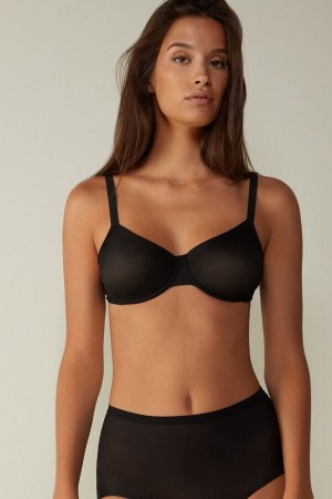 Intimissimi Sveva Invisible Touch Balconette BH Damen Schwarz | DVE-320741