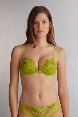 Intimissimi Sweet Like Sugar Silvia Push-Up BH Damen Grün | PVE-465938