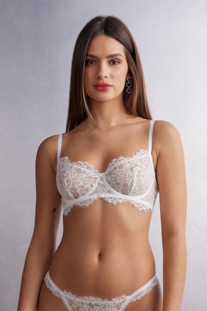 Intimissimi The Most Romantic Season Daniela Balconette BH Damen Weiß | RYG-485069