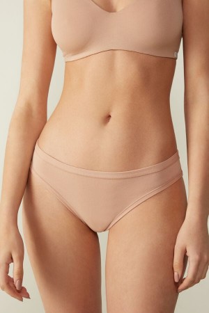 Intimissimi Ultralight Cottonzilian Slip Damen Orange Beige | PUO-146932