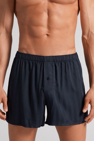 Intimissimi Woven Modal Boxer Herren Schwarz | IOA-763958