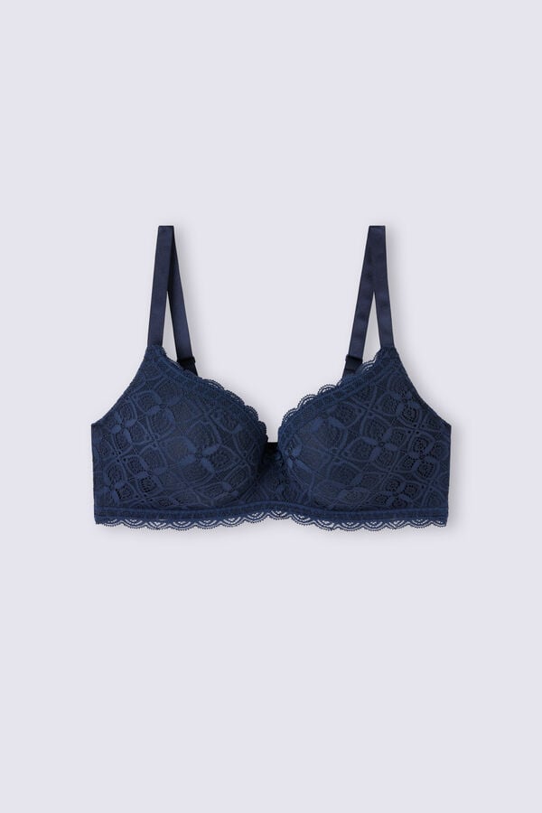 Intimissimi Adele Triangle Lace BH Damen Blau | MCD-316498