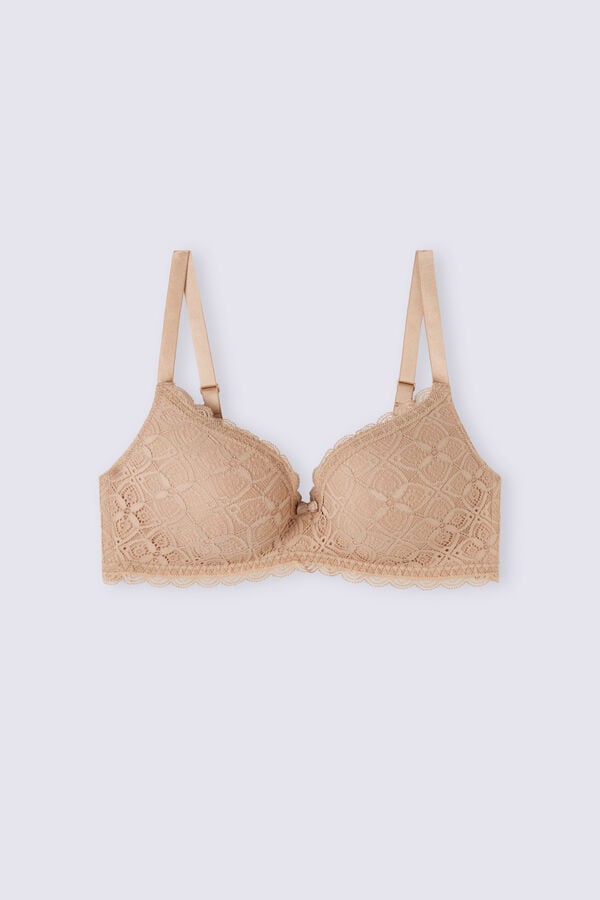 Intimissimi Adele Triangle Lace BH Damen Orange Beige | RUP-398567