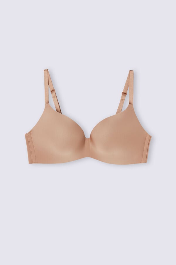 Intimissimi Adele Wireless Boost Triangle Ultralight Microfiber BH Damen Beige | EZF-975846