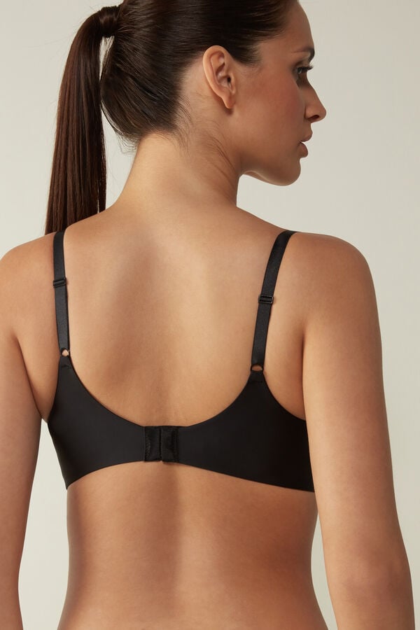 Intimissimi Adele Wireless Boost Triangle Ultralight Microfiber BH Damen Schwarz | BOP-503716