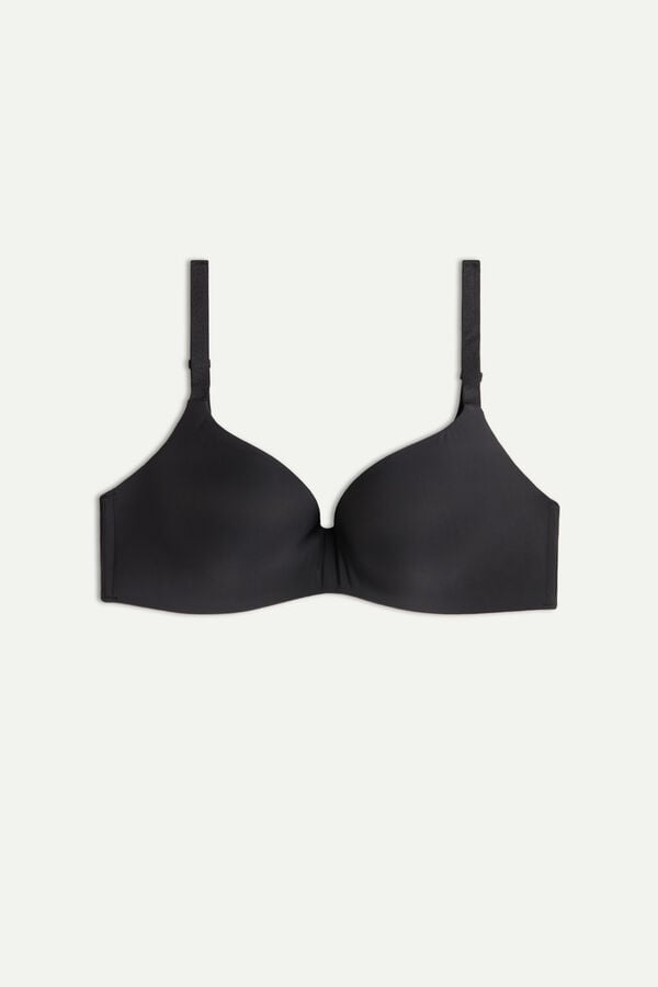 Intimissimi Adele Wireless Boost Triangle Ultralight Microfiber BH Damen Schwarz | BOP-503716