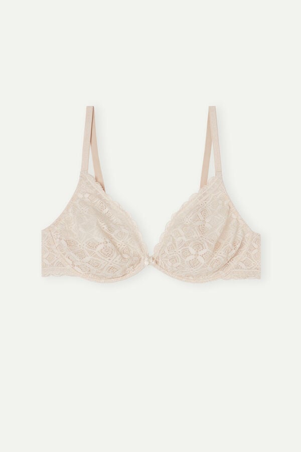 Intimissimi Alessia Balconette Lace BH Damen Weiß Rosa | ETQ-839715