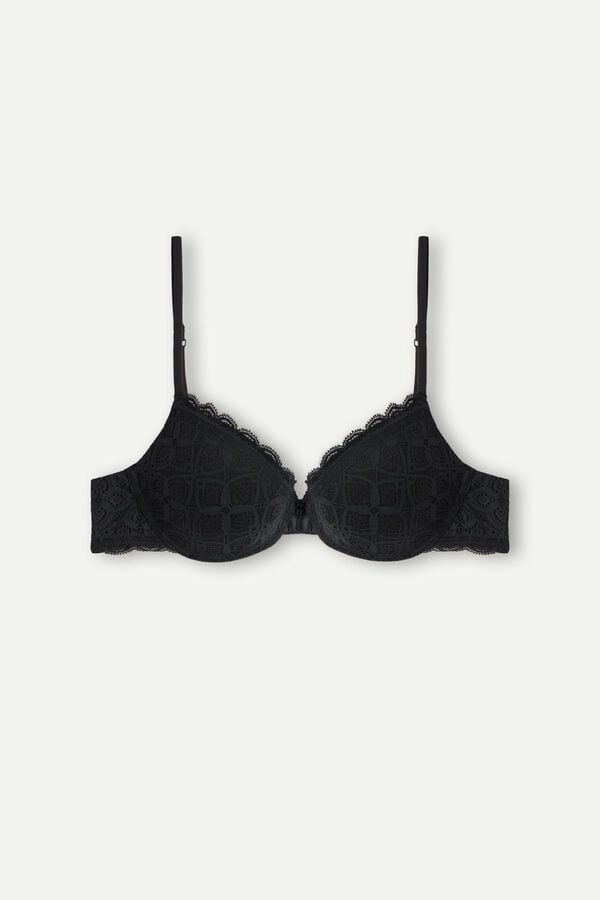 Intimissimi Bellissima Push-Up Lace BH Damen Schwarz | MYL-518473