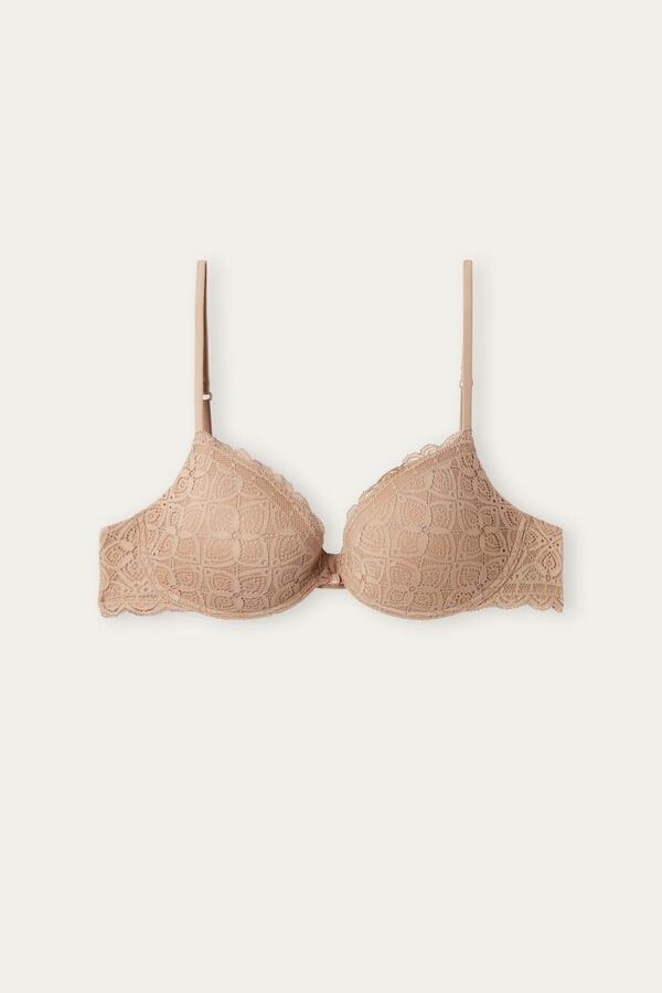 Intimissimi Bellissima Push-Up Lace BH Damen Orange Beige | MRA-953601