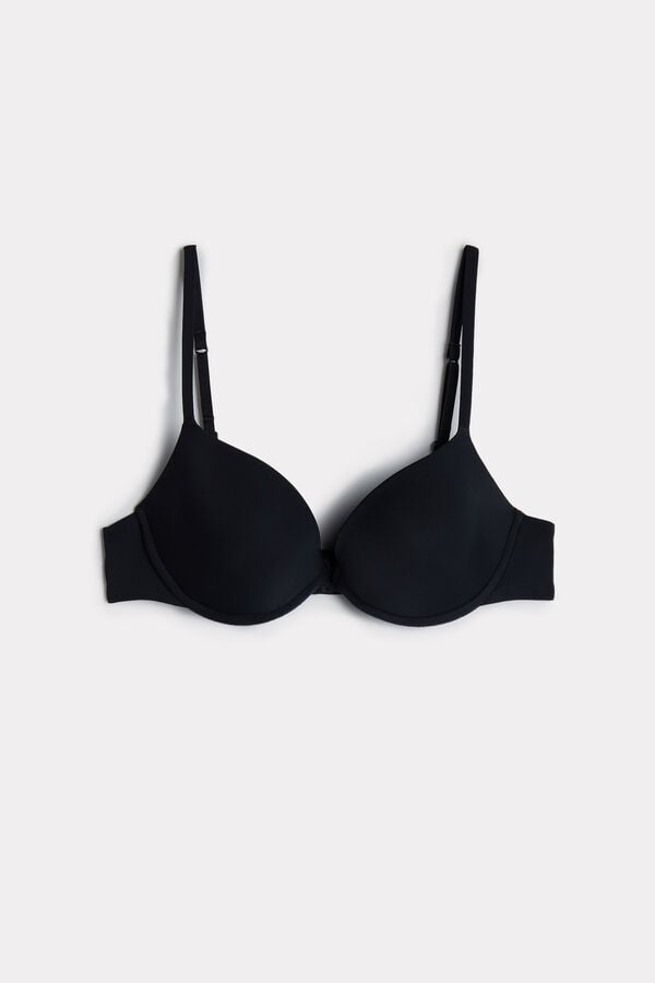 Intimissimi Bellissima Push-Up Microfiber BH Damen Schwarz | XGQ-165948