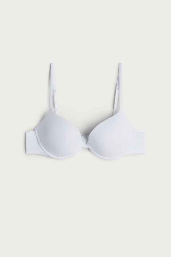 Intimissimi Bellissima Push-Up Microfiber BH Damen Weiß | ACL-687149