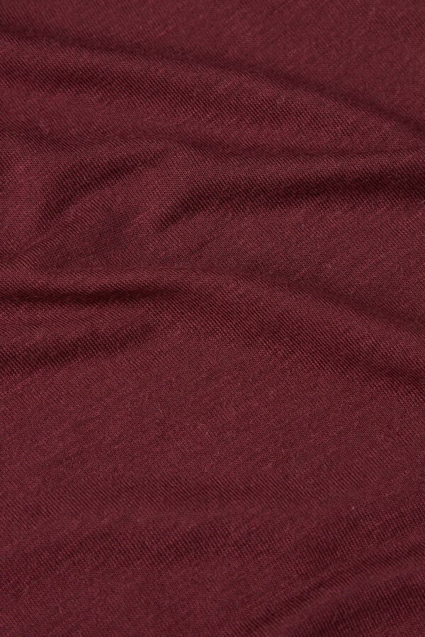 Intimissimi Boat Neck Modal Cashmere Ultralight Langarm Shirts Damen Rot | WVG-207895