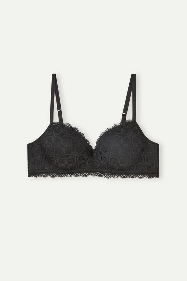 Intimissimi Claudia Balconette Lace BH Damen Schwarz | APG-975268