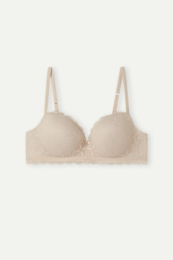 Intimissimi Claudia Balconette Lace BH Damen Weiß Rosa | QMO-530296