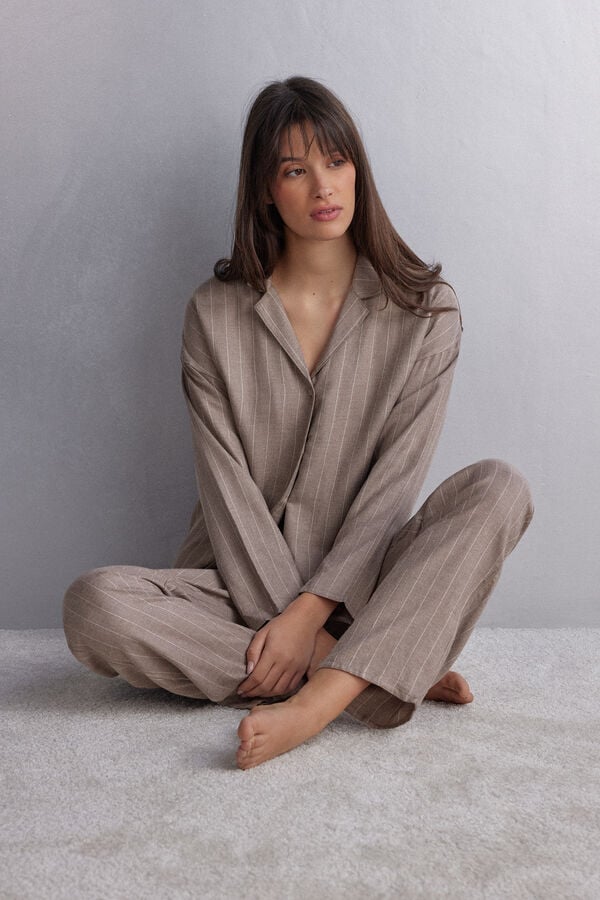 Intimissimi Comfort First Woven Modal Pyjama Damen Beige | TVN-752496