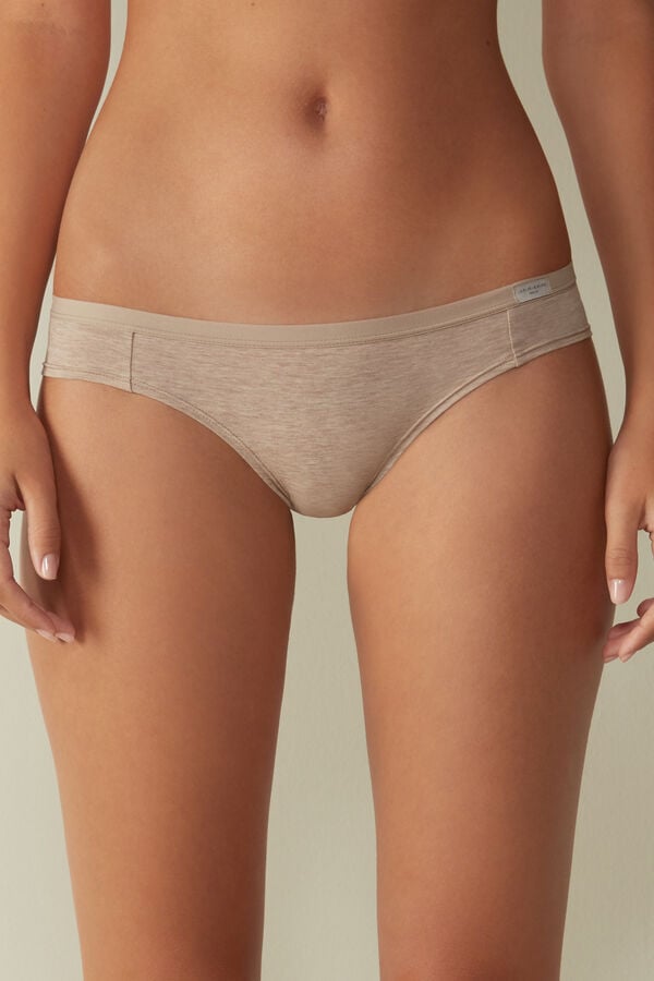 Intimissimi Cotton Höschen Damen Beige | SAD-560982