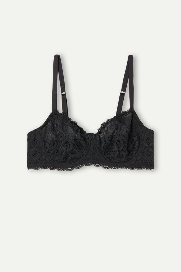 Intimissimi Daniela Balconette Lace BH Damen Schwarz | MYB-023951