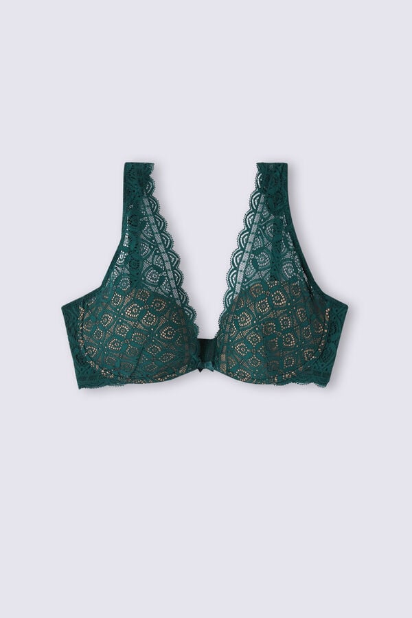 Intimissimi Elena Balconette Lace BH Damen Grün | AUR-654308