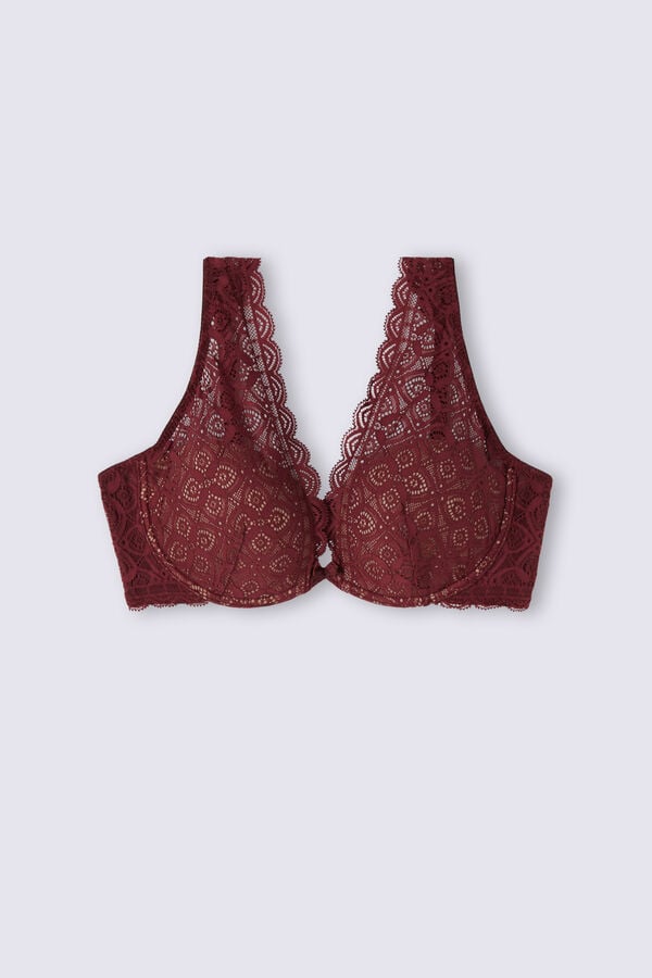 Intimissimi Elena Balconette Lace BH Damen Rot | VHK-057218