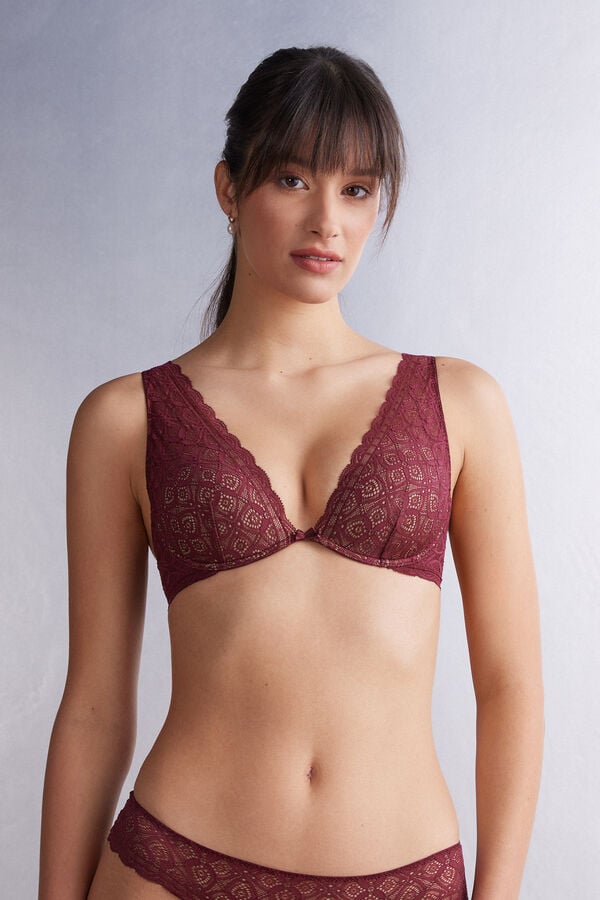 Intimissimi Elena Balconette Lace BH Damen Rot | VHK-057218