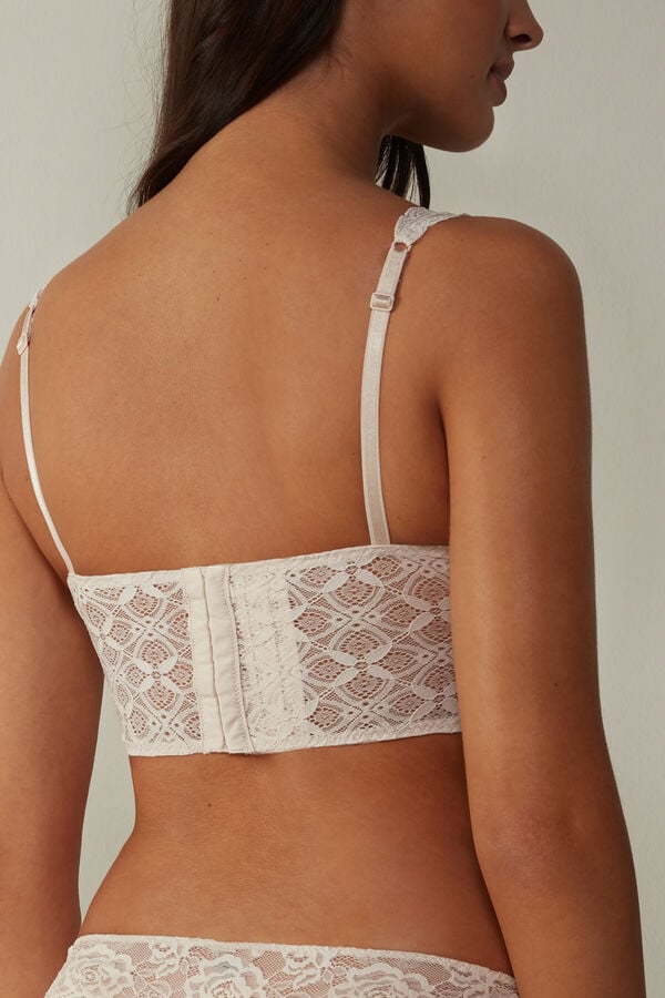 Intimissimi Eleonora Balconette Lace BH Damen Weiß Rosa | XQH-824301