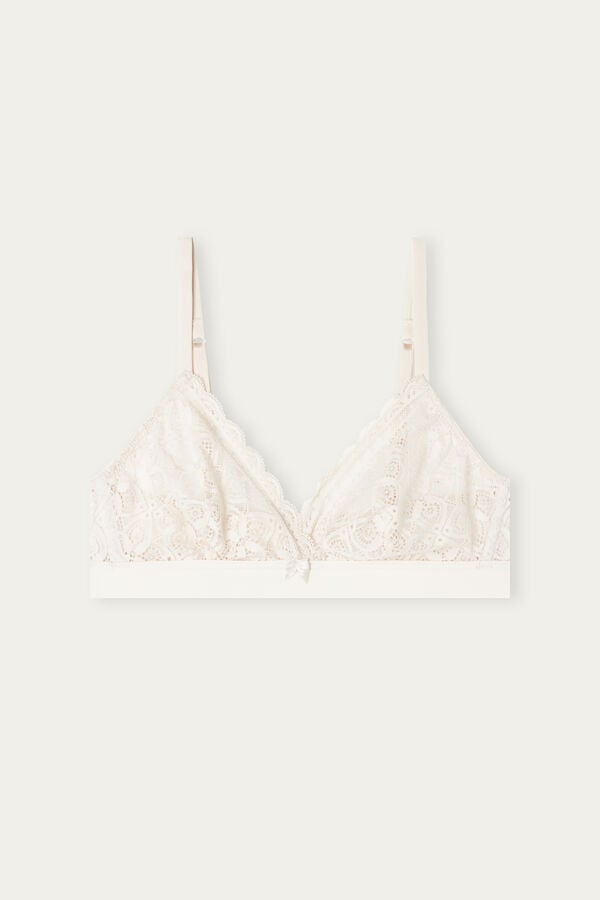 Intimissimi Emma Triangle Lace BH Damen Weiß Rosa | EHD-817369