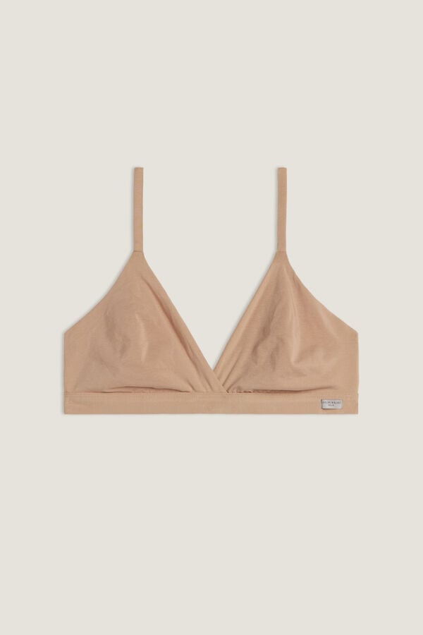 Intimissimi Emma Triangle Natural Cotton BH Damen Orange Beige | NZG-170826