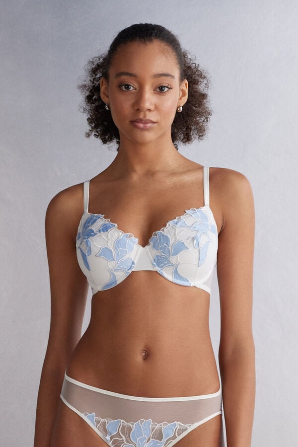 Intimissimi Eternal Flowers Francesca Balconette BH Damen Blau | NFS-928746