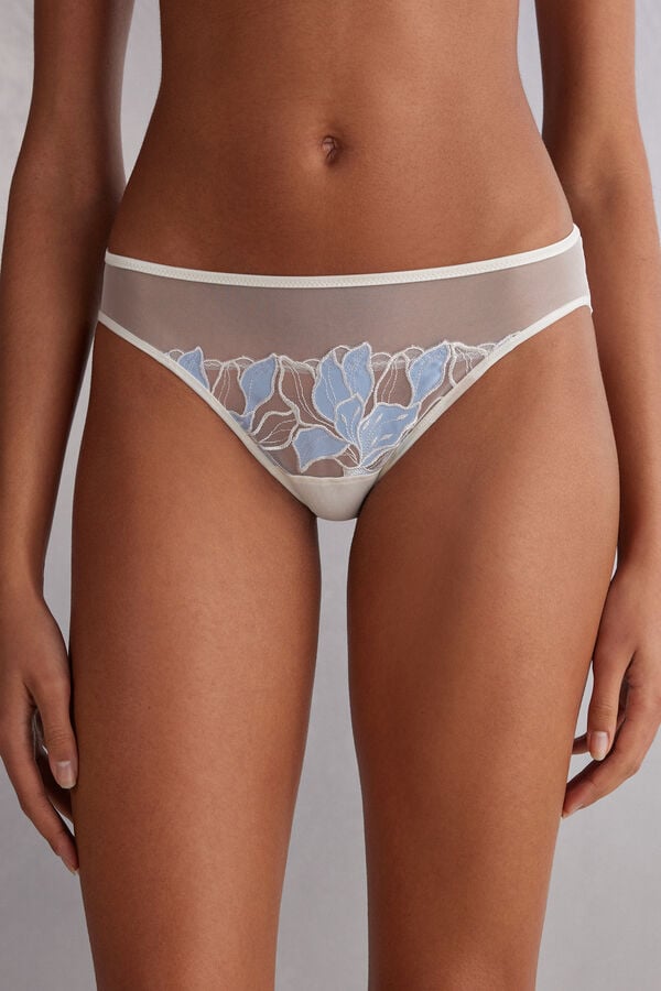 Intimissimi Eternal Flowers Höschen Damen Blau | VOG-629540