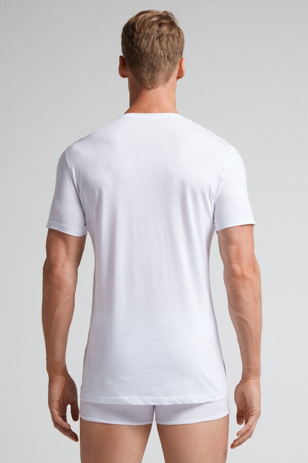 Intimissimi Extrafine Superior Cotton T-Shirt Herren Weiß | IMP-074915