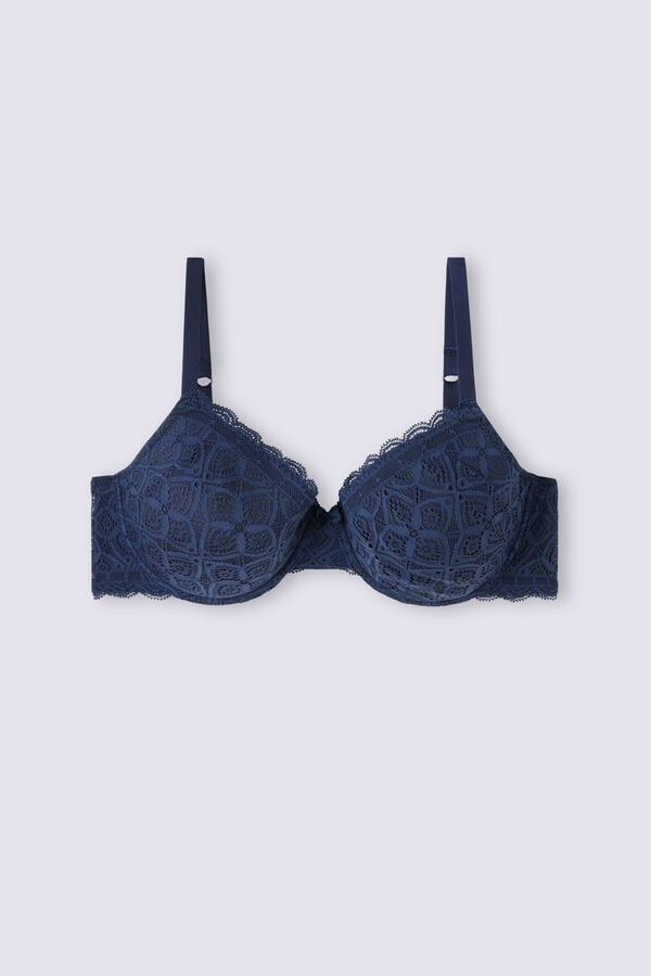 Intimissimi Francesca Balconette Lace BH Damen Blau | UOQ-751032