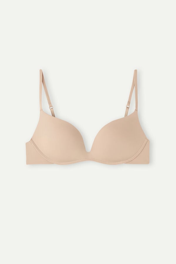 Intimissimi Gioia Push-Up Ultralight Microfiber BH Damen Orange Beige | HWX-852139