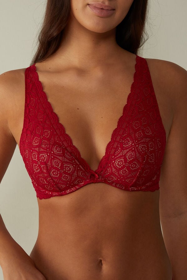 Intimissimi Giorgia Balconette Lace BH Damen Rot | SAV-138524